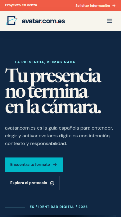 Captura móvil de
avatar.com.es