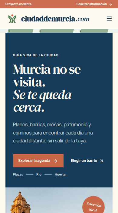 Captura móvil de
ciudaddemurcia.com