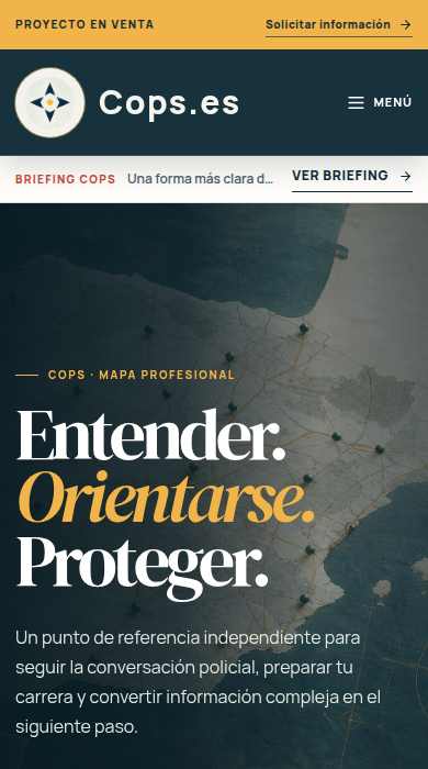 Captura móvil de
cops.es