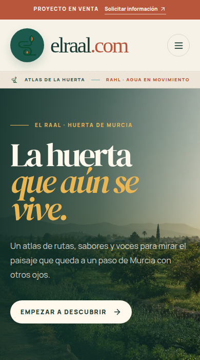 Captura móvil de
elraal.com