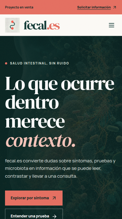 Captura móvil de
fecal.es