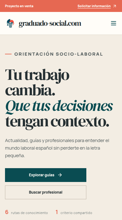 Captura móvil de
graduado-social.com