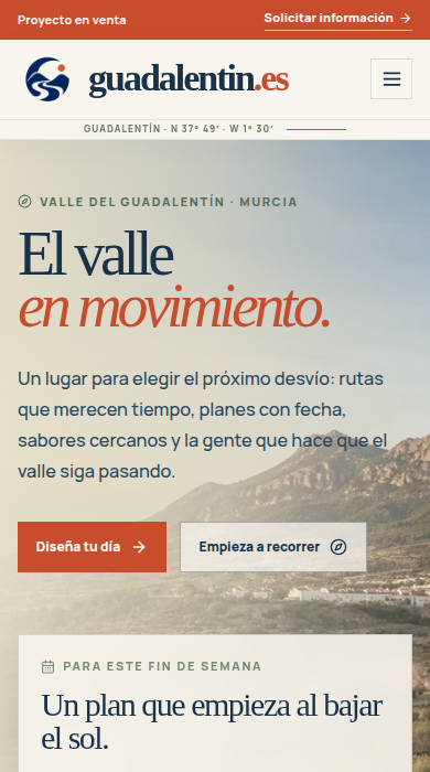 Captura móvil de
guadalentin.es
