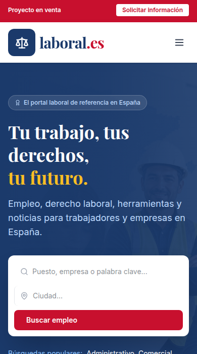 Captura móvil de
laboral.es
