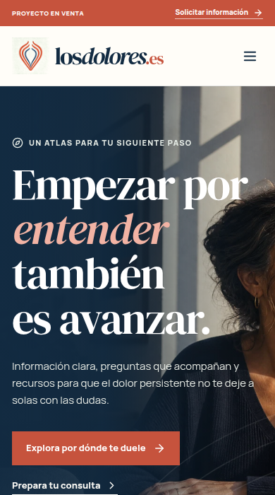Captura móvil de
losdolores.es