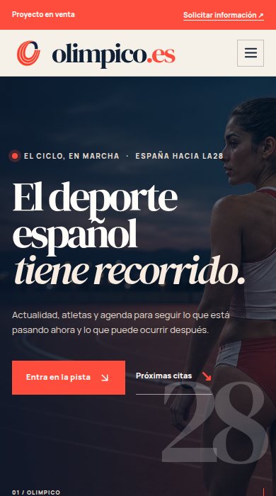 Captura móvil de
olimpico.es