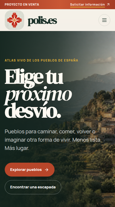 Captura móvil de
polis.es