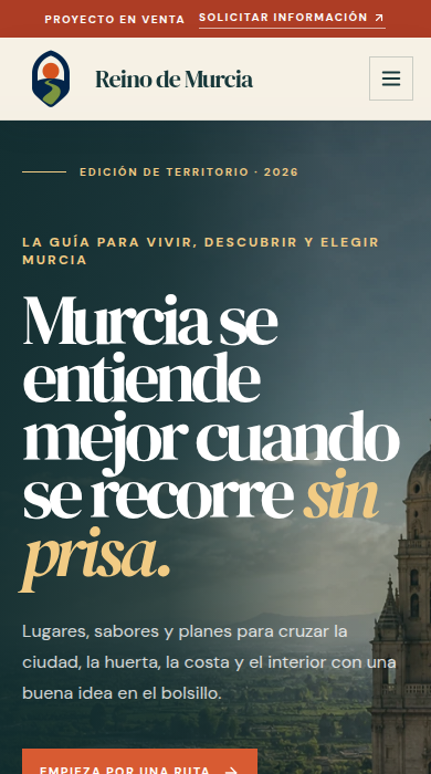 Captura móvil de
reinodemurcia.es