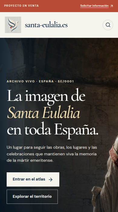 Captura móvil de
santa-eulalia.es