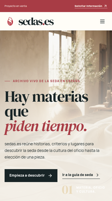 Captura móvil de
sedas.es