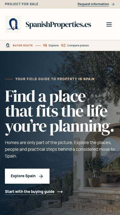 Captura móvil de
spanishproperties.es