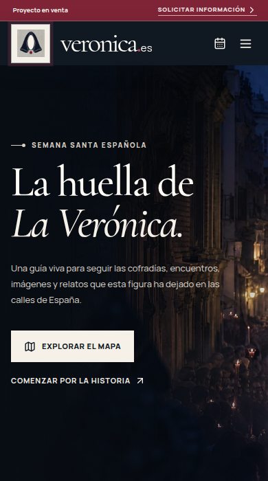 Captura móvil de
veronica.es