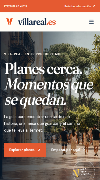 Captura móvil de
villareal.es